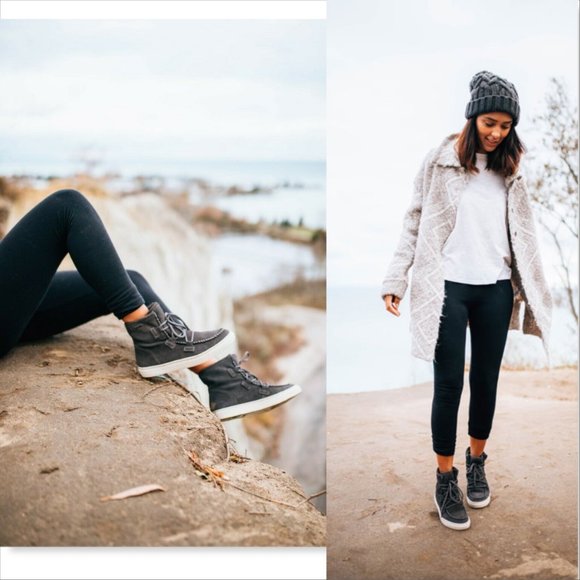 COUGAR Green Suede Waterproof Booties Sneakers 10 - Picture 3 of 8